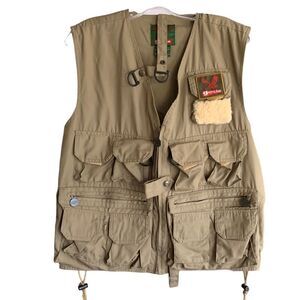 Garcia Fly Fishing Khaki One Size Vest Adjustable